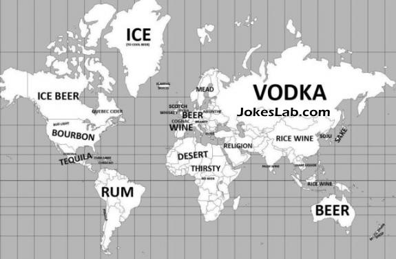 world map of alcohol, traveller guide