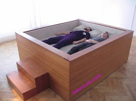 funny double bed